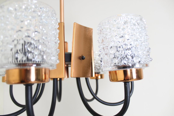 Image 1 of Lampe pendante vintage 1970 - 8-Armig