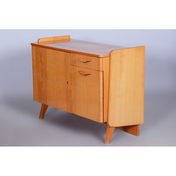 Image 1 of Armoire en bois de frêne du milieu du siècle par Tatra Pravenec, Tchécoslovaquie années 1950