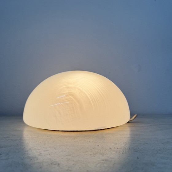 Image 1 of Plafonnier Gispen Design hollandais en verre, 1930