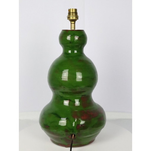 Lampe anthropomorphe en céramique pour Michel Argans, 1990