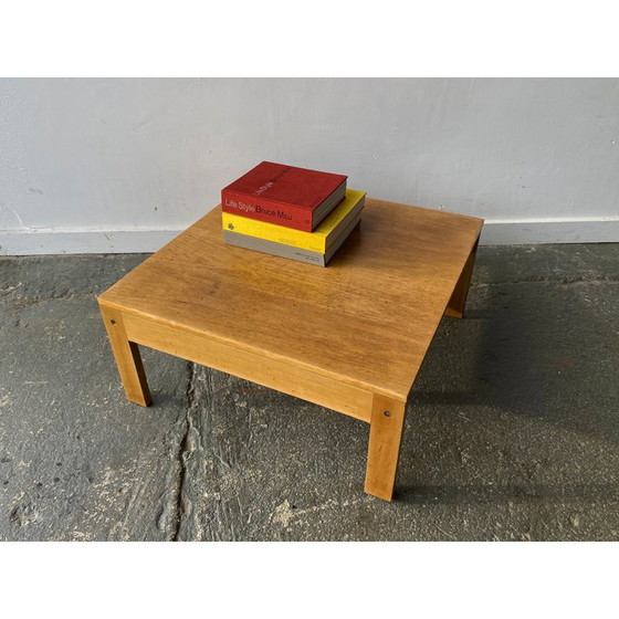 Image 1 of Table basse vintage en pin Early Habitat, 1980