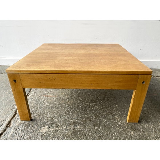 Image 1 of Table basse vintage en pin Early Habitat, 1980