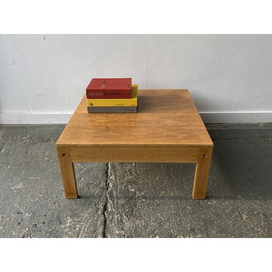 Image 1 of Table basse vintage en pin Early Habitat, 1980