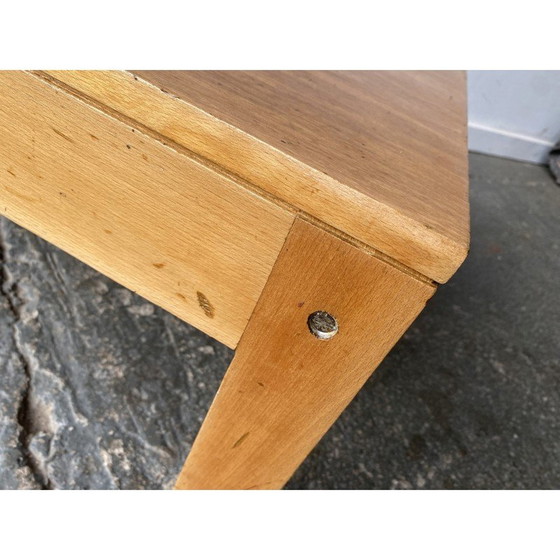 Image 1 of Table basse vintage en pin Early Habitat, 1980