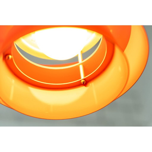 Lampe suspendue vintage "Trava" colorée par Carl Thore pour Granhaga, Suède années 1960