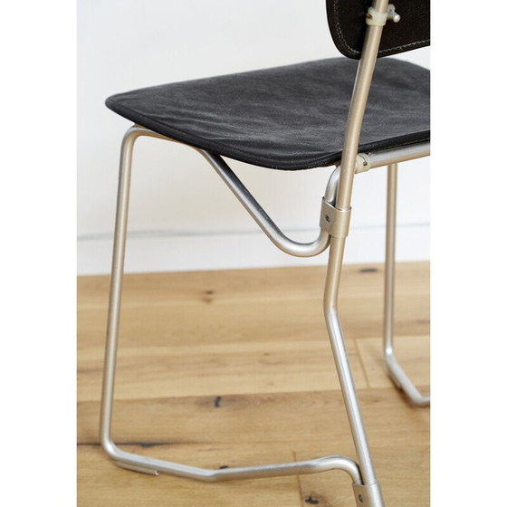 Image 1 of Chaise empilable Aluflex vintage d'Armin Wirth pour Ph. Zieringer Ag