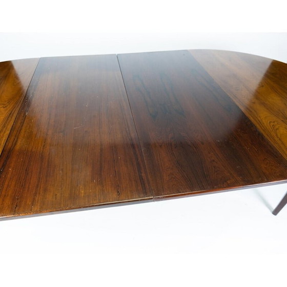 Image 1 of Table de salle à manger vintage en bois de rose par Omann Junior 1960s