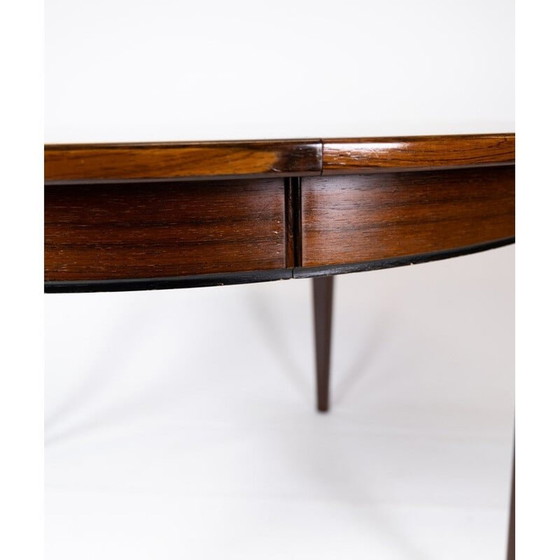 Image 1 of Table de salle à manger vintage en bois de rose par Omann Junior 1960s