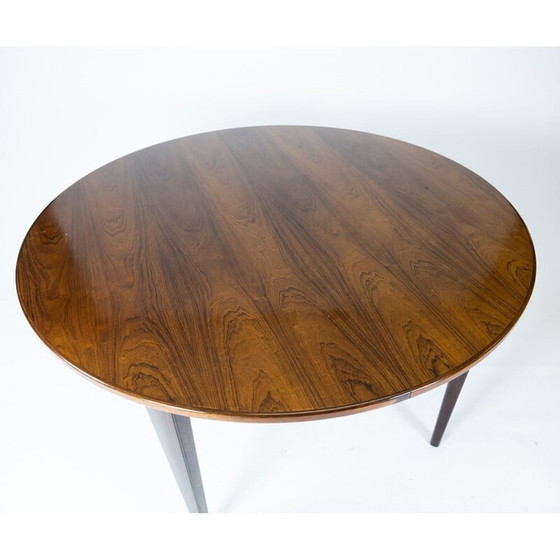 Image 1 of Table de salle à manger vintage en bois de rose par Omann Junior 1960s