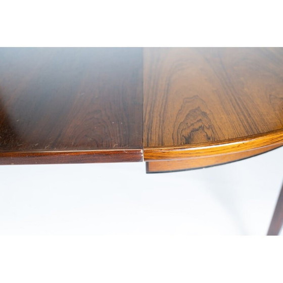 Image 1 of Table de salle à manger vintage en bois de rose par Omann Junior 1960s