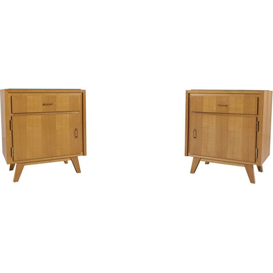 Image 1 of Paire de tables de nuit vintage