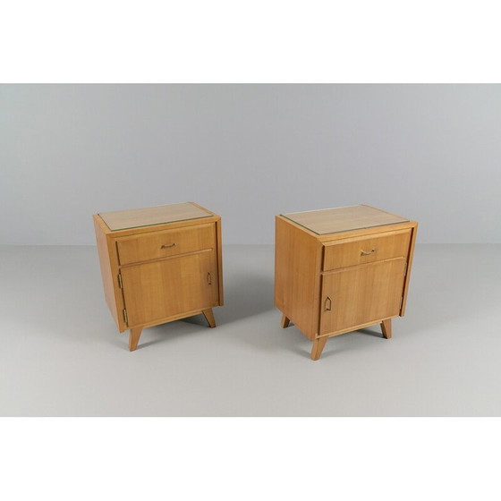 Image 1 of Paire de tables de nuit vintage