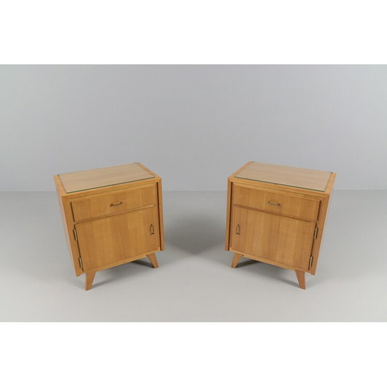 Image 1 of Paire de tables de nuit vintage