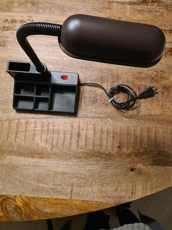 Image 1 of Lampe de bureau vintage avec porte-plume
