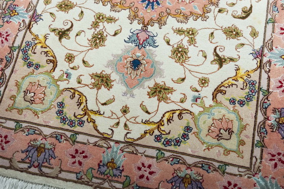 Image 1 of Tapis d'Orient noué à la main - Tabriz 50 Raj Avec de la soie, 116 X 74 cm