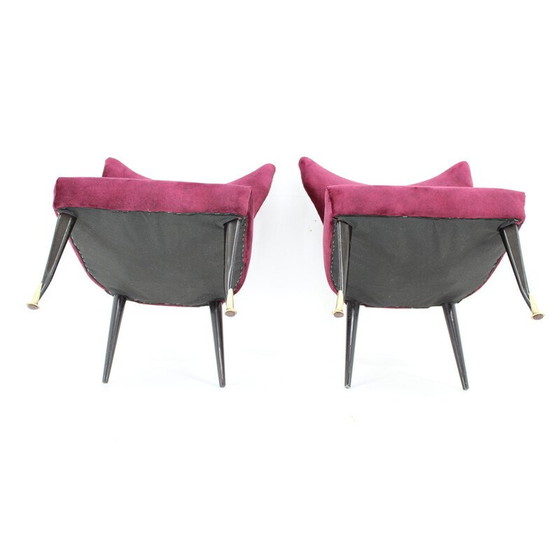Image 1 of Paire de chaises vintage, Italie 1950