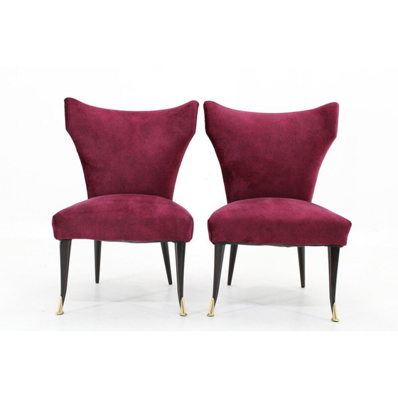 Image 1 of Paire de chaises vintage, Italie 1950