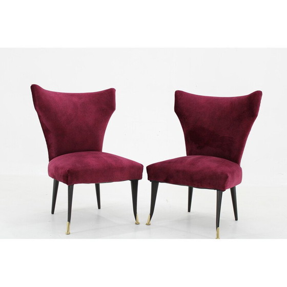 Image 1 of Paire de chaises vintage, Italie 1950
