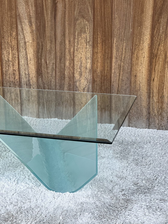 Image 1 of Table basse vintage en verre