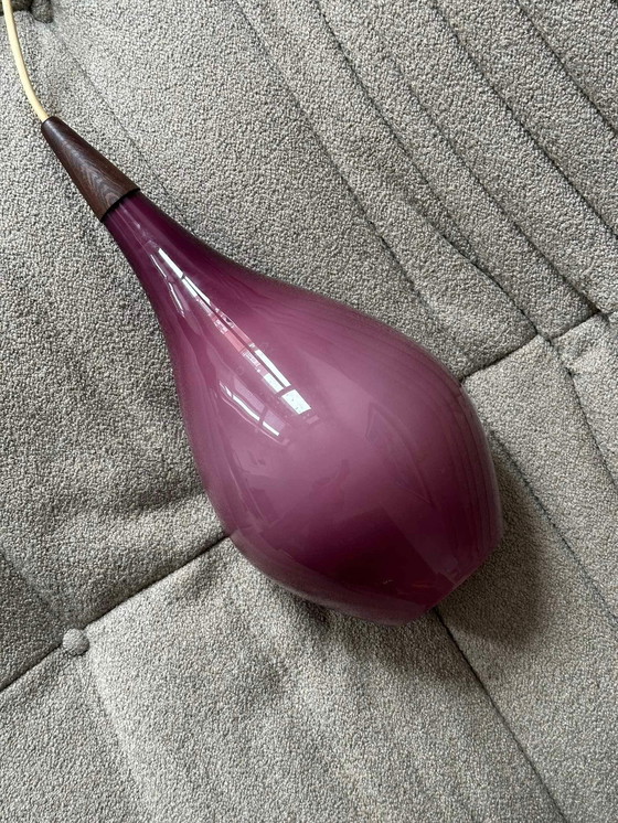 Image 1 of Lampe pendante en forme de goutte d'eau par Holmegaard Denmark, 1960's