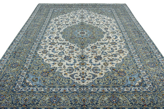 Image 1 of Tapis d'Orient Keshan noué à la main - 385 X 280 cm