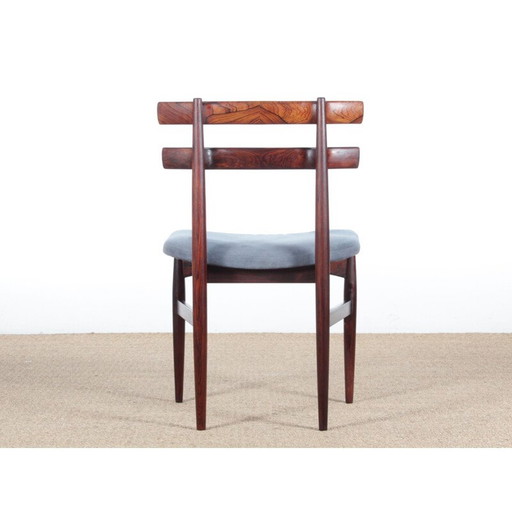 6 chaises scandinaves Rio rosewood, Poul Hundevad