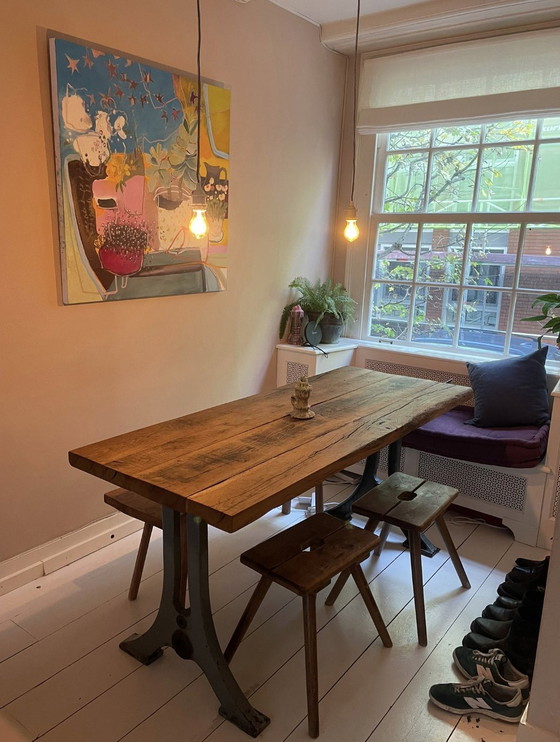 Image 1 of Table à manger vintage