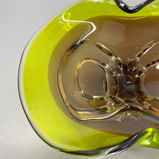 Centre de table vintage en verre de Murano, Italie, années 1970