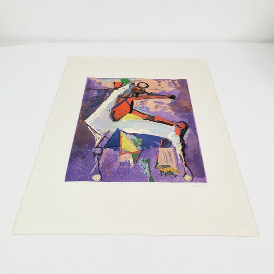 Image 1 of Peinture vintage "Marino from Shakespeare" numéro VIII pour Zwr, Londres 1978