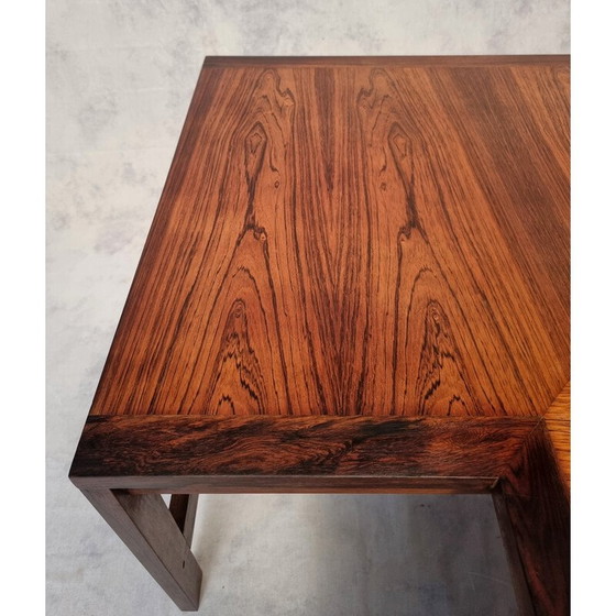 Image 1 of Table basse d'angle en palissandre vintage par Ole Knudsen et Torben Lind pour France and Son, 1960