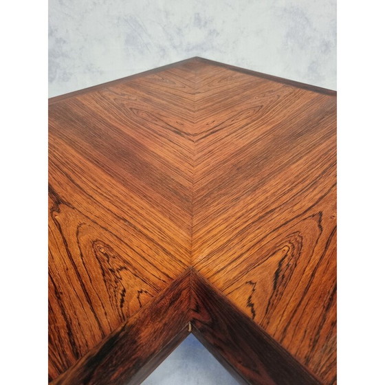 Image 1 of Table basse d'angle en palissandre vintage par Ole Knudsen et Torben Lind pour France and Son, 1960