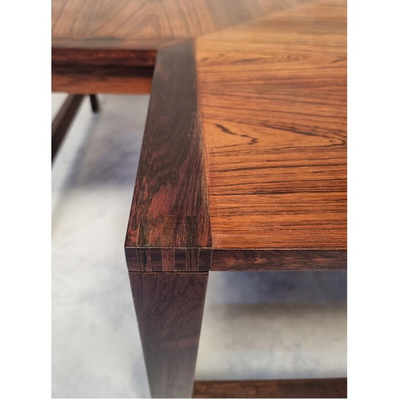 Image 1 of Table basse d'angle en palissandre vintage par Ole Knudsen et Torben Lind pour France and Son, 1960