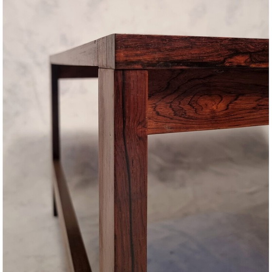Image 1 of Table basse d'angle en palissandre vintage par Ole Knudsen et Torben Lind pour France and Son, 1960