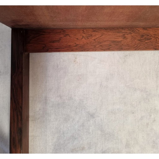 Table basse d'angle en palissandre vintage par Ole Knudsen et Torben Lind pour France and Son, 1960