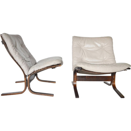 Image 1 of Paire de fauteuils Siesta vintage par Ingmar Relling pour Westnofa, 1960s