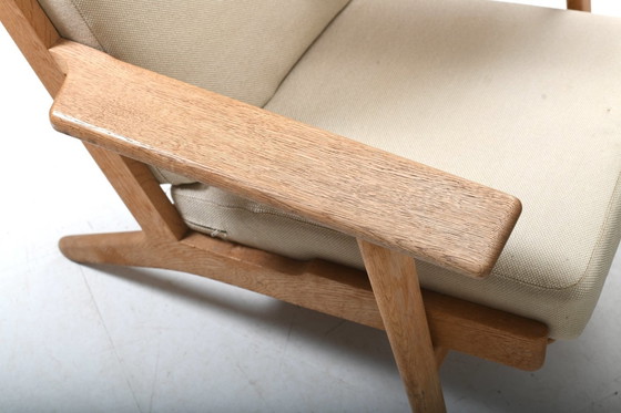 Image 1 of Hans J. Wegner Ge-290 Highback Lounge Chair 1950S