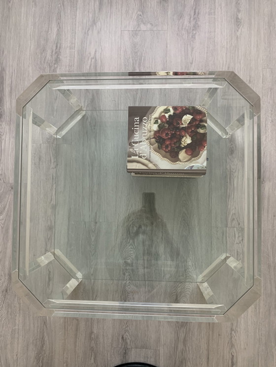 Image 1 of Table basse octogonale en lucite David Lange des années 70