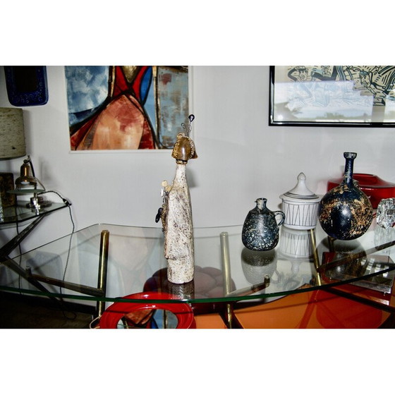 Image 1 of Bouquet vintage en céramique de Rafael Giarrusso, 1960