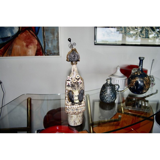 Image 1 of Bouquet vintage en céramique de Rafael Giarrusso, 1960