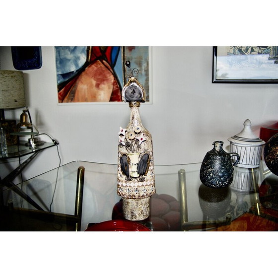 Image 1 of Bouquet vintage en céramique de Rafael Giarrusso, 1960