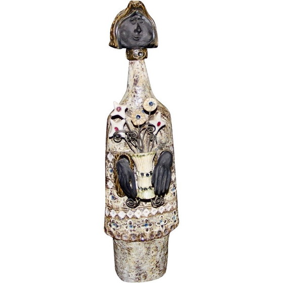 Image 1 of Bouquet vintage en céramique de Rafael Giarrusso, 1960