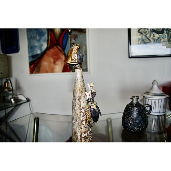 Image 1 of Bouquet vintage en céramique de Rafael Giarrusso, 1960