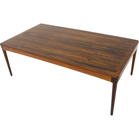 Image 1 of Table basse vintage en bois de rose par Torbjörn Afdahl pour Bruksbo, Norvège 1960s