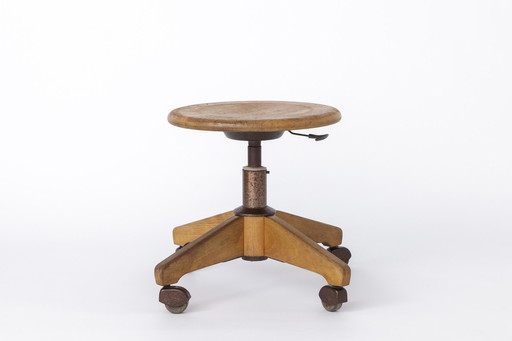 Tabouret industriel 1950S par Sedus, Allemagne, réglable