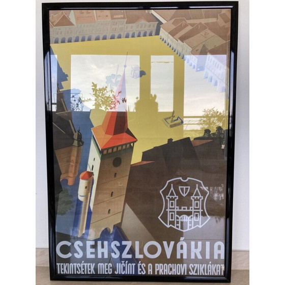 Image 1 of Affiche publicitaire vintage Art déco, 1930