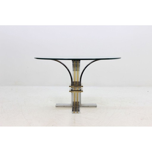 Table ronde vintage de Banci Firenze, Italie 1970