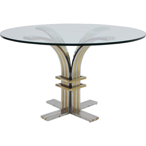 Table ronde vintage de Banci Firenze, Italie 1970