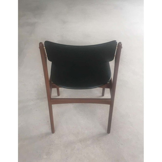 Image 1 of Chaise de salle à manger vintage en teck Erik Buch 1960s