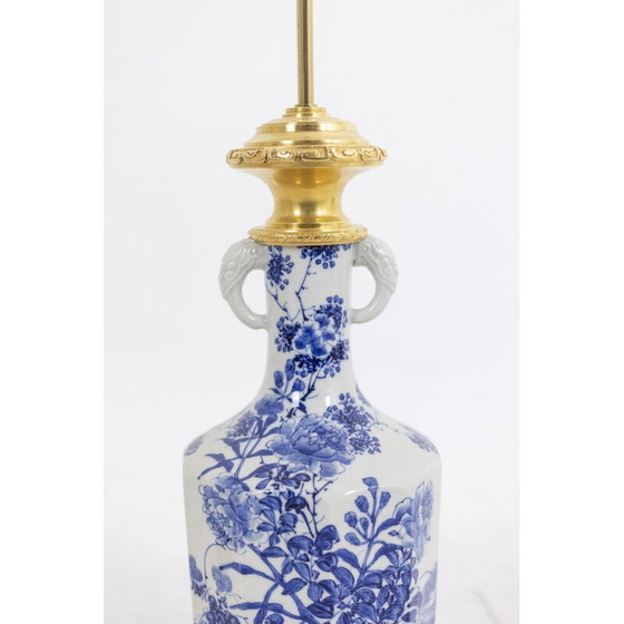 Lampe vintage en porcelaine japonaise et bronze doré, 1880 (photo 6 of 10)