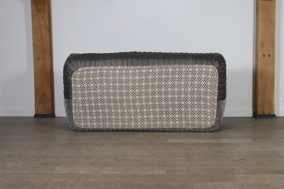 Image 1 of Original Cinna Sandra Three Seater Sofa In Velvet By Annie Hieronimus, France 1970S